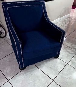 Accent Emery Blue Chair- Good Condition