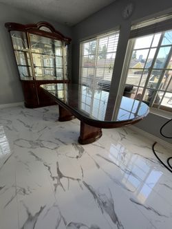 Chinerra + Dining Table Set