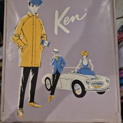 Vintage Ken Doll Case With Accessories 