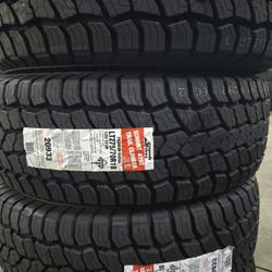 (4) 275/70r18 Summit A/T Tires 275 70 18 Inch AT 33 Inch 10-ply LT E Rated 