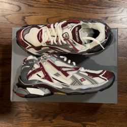 Burgundy Balenciaga Runner