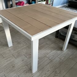 Hand Built Real Wood Basic Kitchen Table