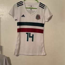 Mexico Soccer Jersey Of Chicharito Hernandez Size Small Women Style 