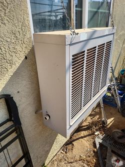 Side draft evaluative cooler
