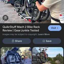 E-bike Rack For Car Mach2 By Quikrstuff For 2 Bikes 