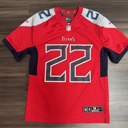 Nike Derrick Henry #22 Tennessee Titans NFL Alternate Red Jersey Youth M  100% authentic. Good condition.   This product is a Nike Derrick Henry #22 T