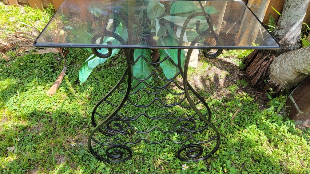 Wine Rack Table