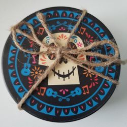 Disney Pixar Coco Movie Stone Colorful Coasters Halloween Skeleton Scary NWT