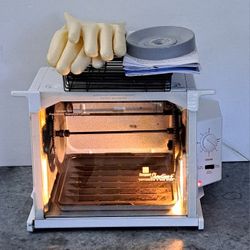 Ronco 3000 Showtime Compact Rotisserie & BBQ Oven Set W/Accessories Tested