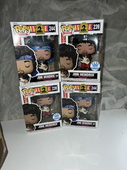 Funko Pop! Jimi Hendrix #244 And #239