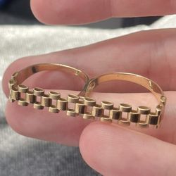 10k Gold Double Ring 