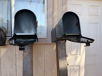 Mailbox With Steel Post
