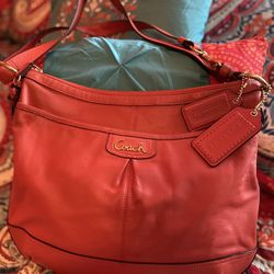 Coach Red Purse 