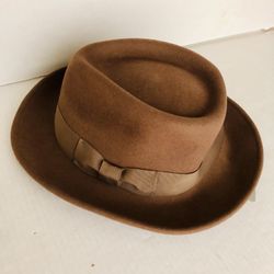 Hats In The Belfry Velvet Gangster Hat 
