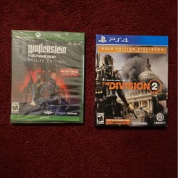 Wolfenstein Youngblood Deluxe Xbox One / The Division 2 Gold Edition Steelbook PS4