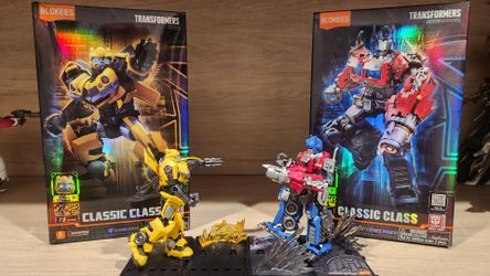Blokees Transformers Classic Class Bumblebee & Optimus Prime Set