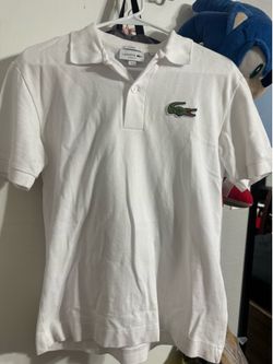 Lacoste White Polo Shirt XXS Loose Fit – Excellent Condition