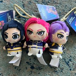 K-POP Demon Hunters Plush Danglers Set Of 3