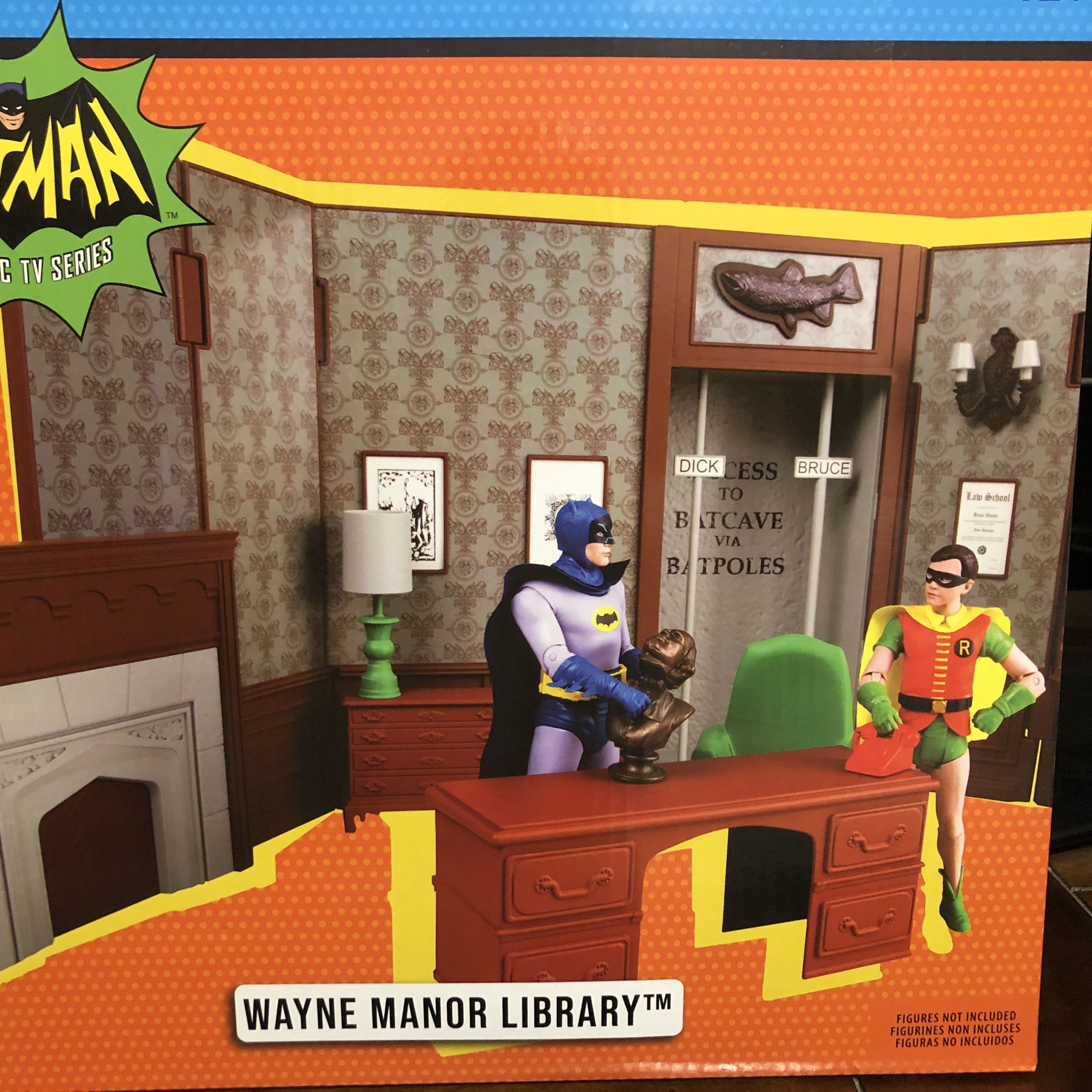 Batman 1966 Wayne Manor Play Set