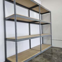 Garage Storage Room Shelving Racks 48 in W x 24 in D Boltless Shelves Delivery Available