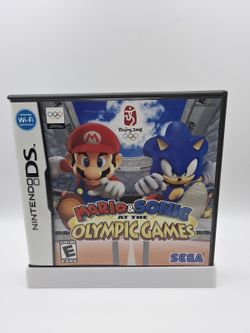 Original BOX ONLY Mario & Sonic at the Olympic Games (Nintendo DS, 2008) NO GAME