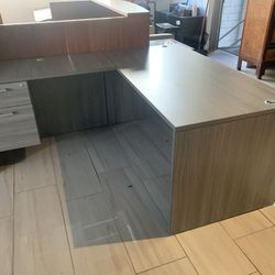 Desk L Shape 60”x72” Gray