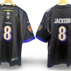 Baltimore Ravens Lamar Jackson Jersey S-3XL Sizes