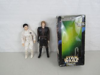 Star Wars Princess Leia & Anakin Skywalker Poseable Action Figures 11"