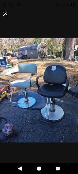Salon..Barber chair...and mat