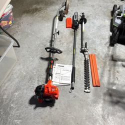 Echo PAS‑225 Power Head + 3 Attachments