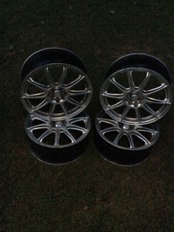 4 car wheel rims