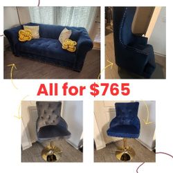 ✨ Luxury Velvet Furniture Bundle✨️