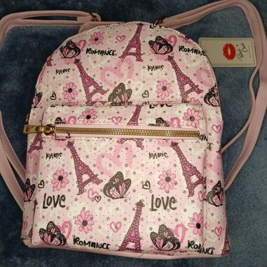 blush mini backpack Jadyn Millie link top handle The Daily Backpack Blush
