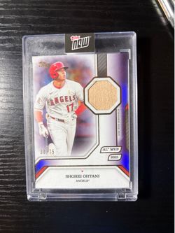 Ohtani /75 game used
