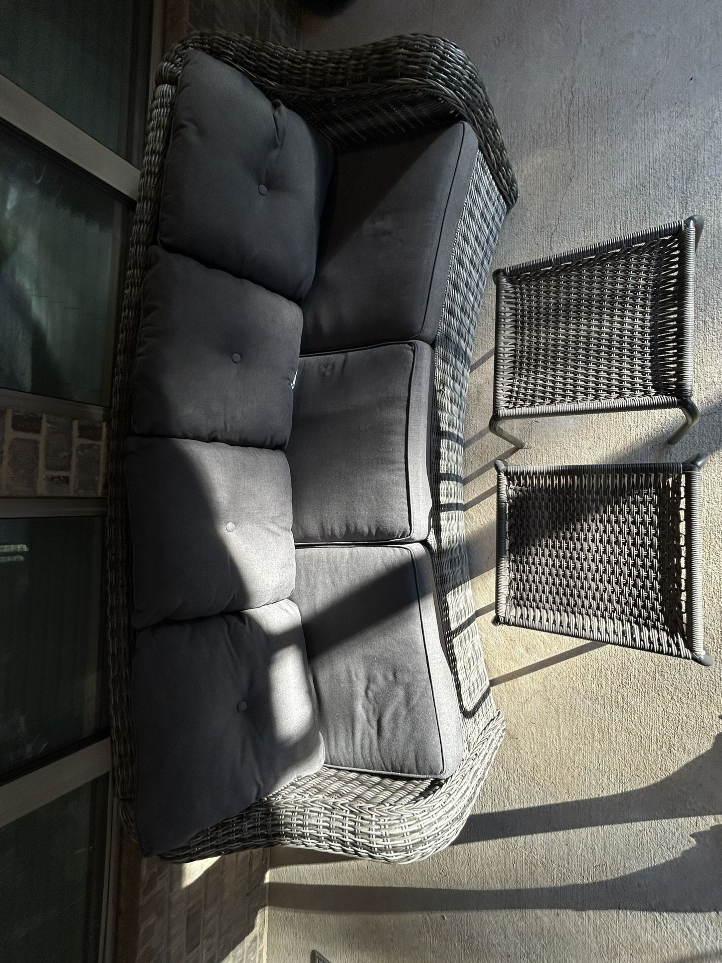 Sofa Outdoor, Cover, Side Tables 