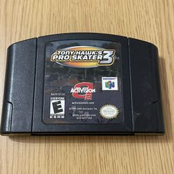 Nintendo 64 Tony Hawk 3