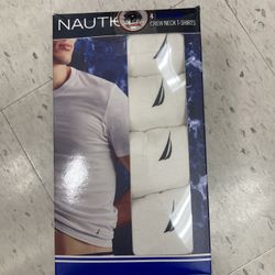 NWT Nautica Men’s Crew Neck Tshirt 4 Pack Size XL