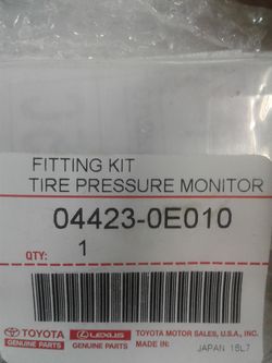 Tired pressure rav4 toyota 2012