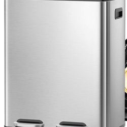 Double trash can 16 gallon 2x 8 