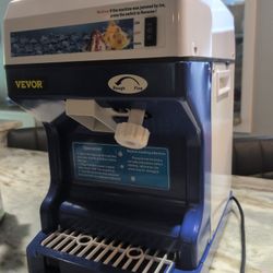 Vevor shaved ice/snow cone machine