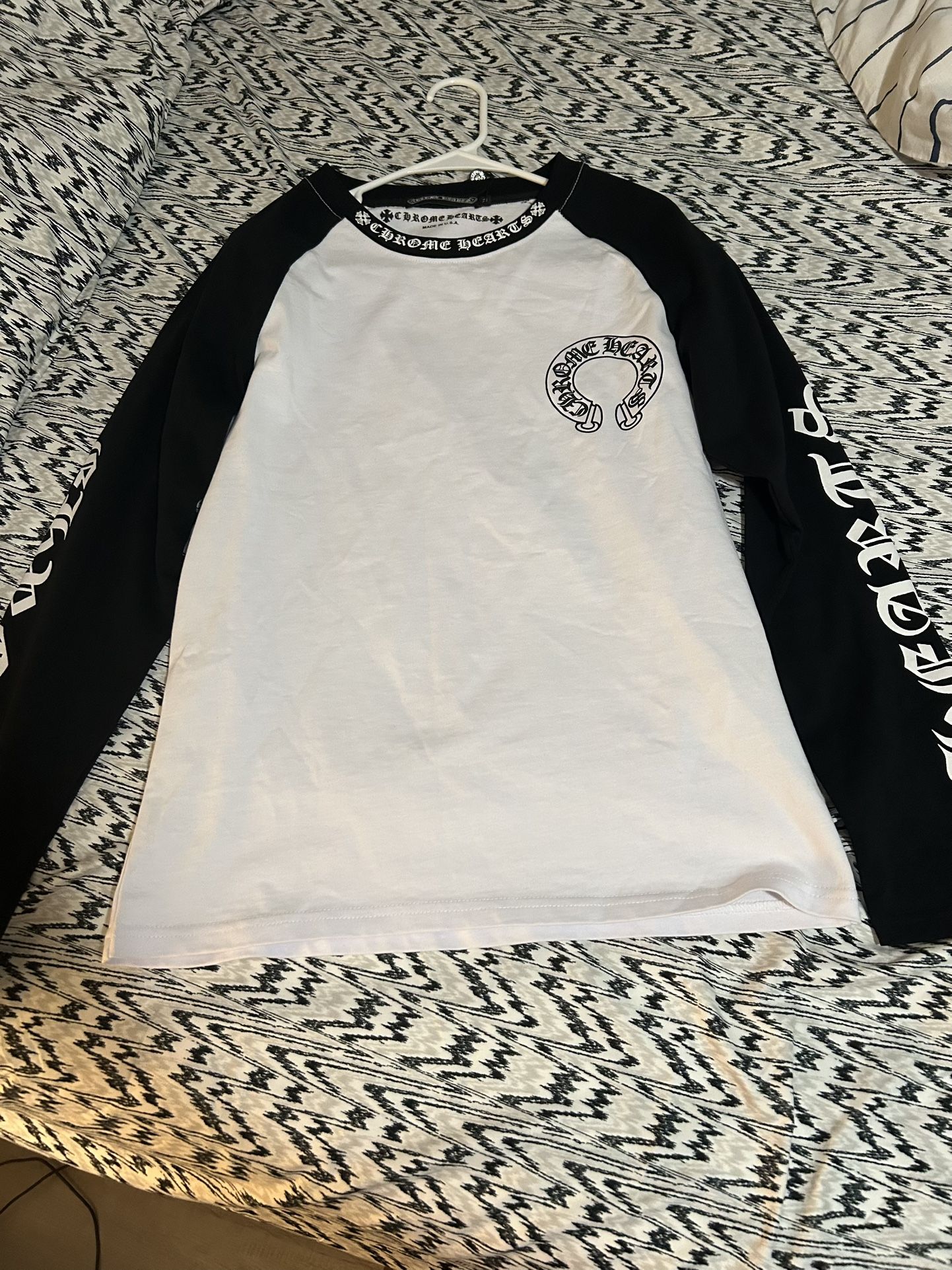 Chrome Hearts Horseshoe Long-sleeve Shirt Size M