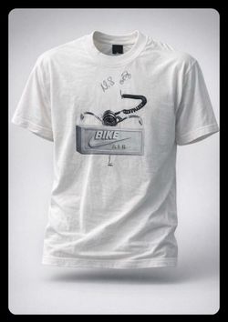 Nigel Sylvester Autographed  "Brick After Brick: The Claw" Bike Air Tee