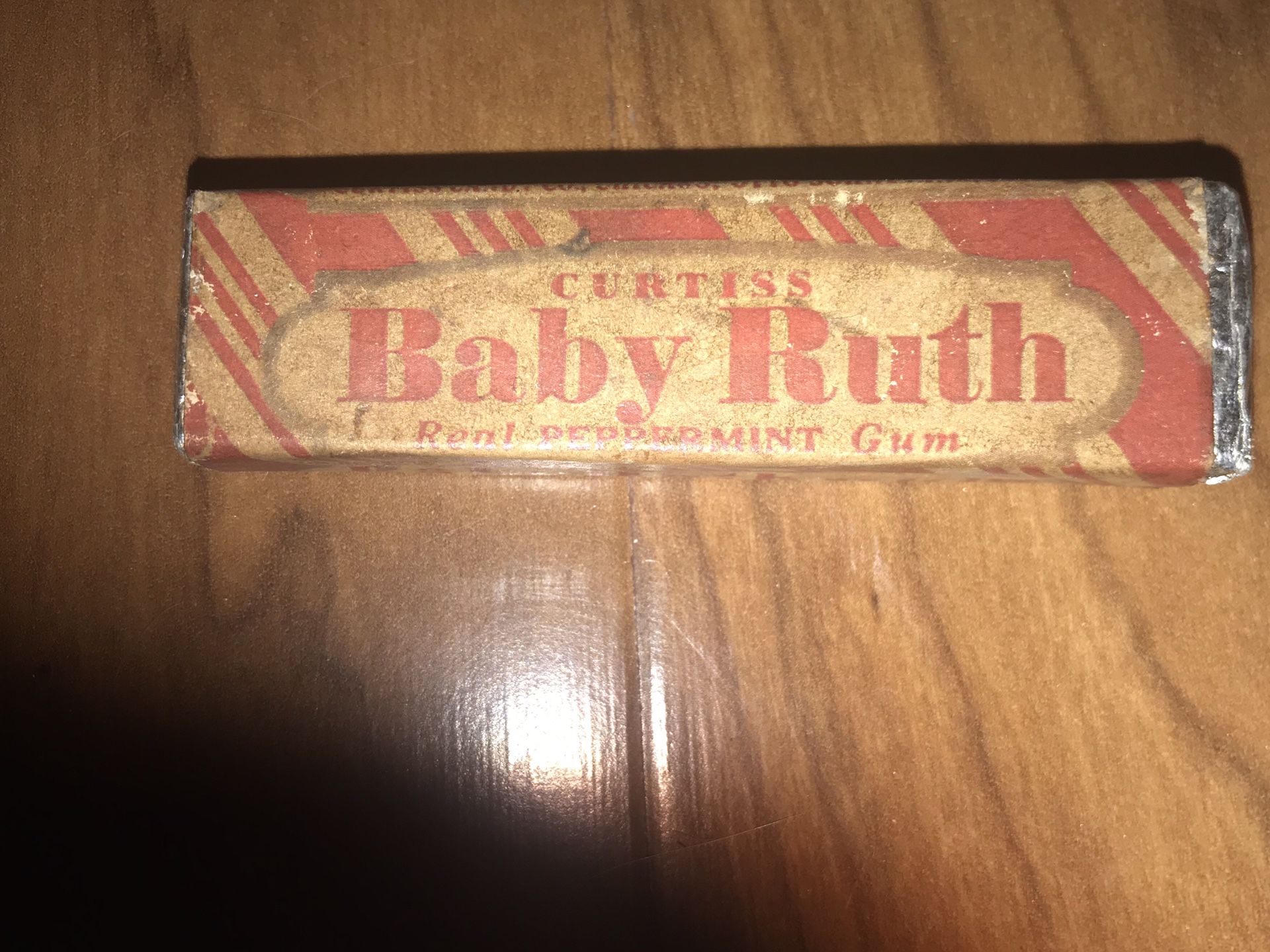 1920's Baby Ruth Real Peppermint Gum, Curtiss Candy Full Original Sealed