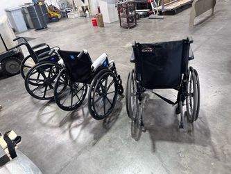 3 wheelchairs (no foot rest)