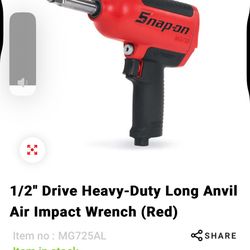 Snap On Mg725 Long Anvil Read Description 