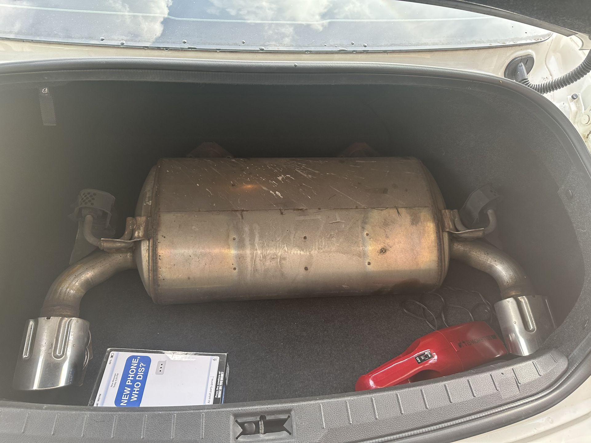 Q60 Exhaust Muffler W Tips