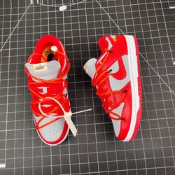 Nike Dunk Low Off White University Red 31