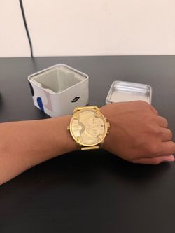Diesel gold watch