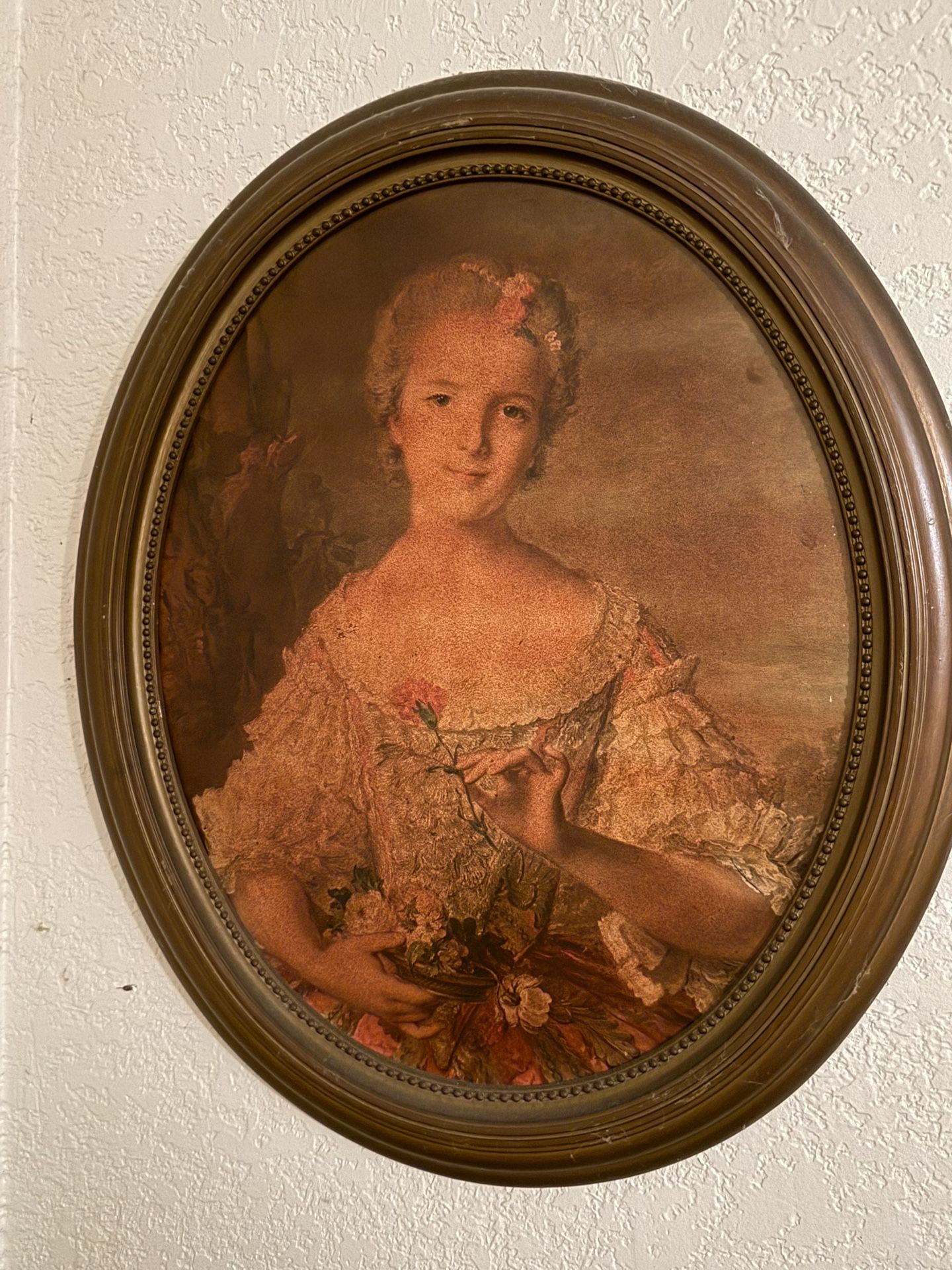 Madame Louise de France Reproduction Print painted by Jean-Marc Nattier in 1748.