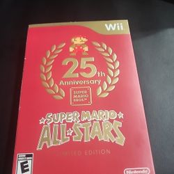 Wii Super Mario All-Stars 25th Anniversary  New Sealed